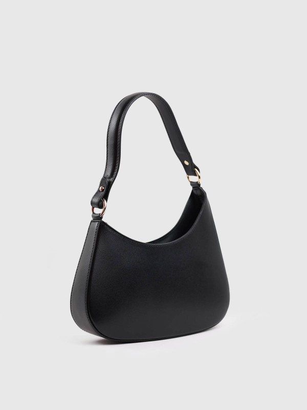 Сумка багет з натуральної шкіри 