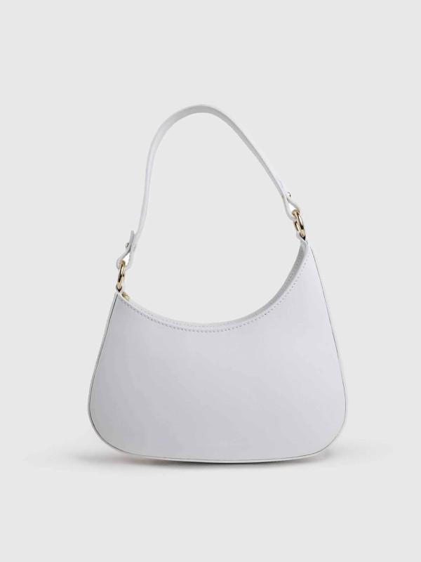 Сумка багет з натуральної шкіри 