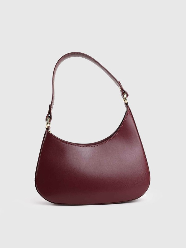 Сумка багет з натуральної шкіри 