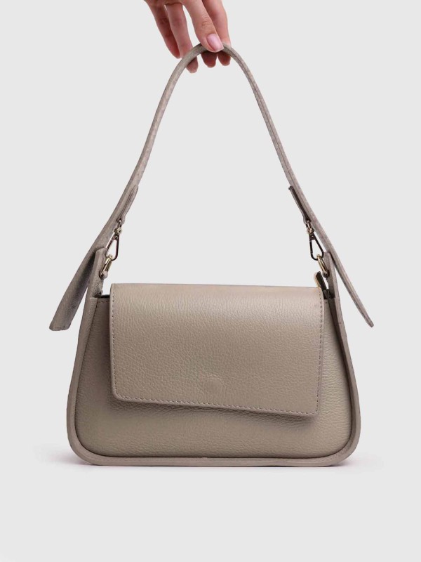 Сумка класична з натуральної шкіри 