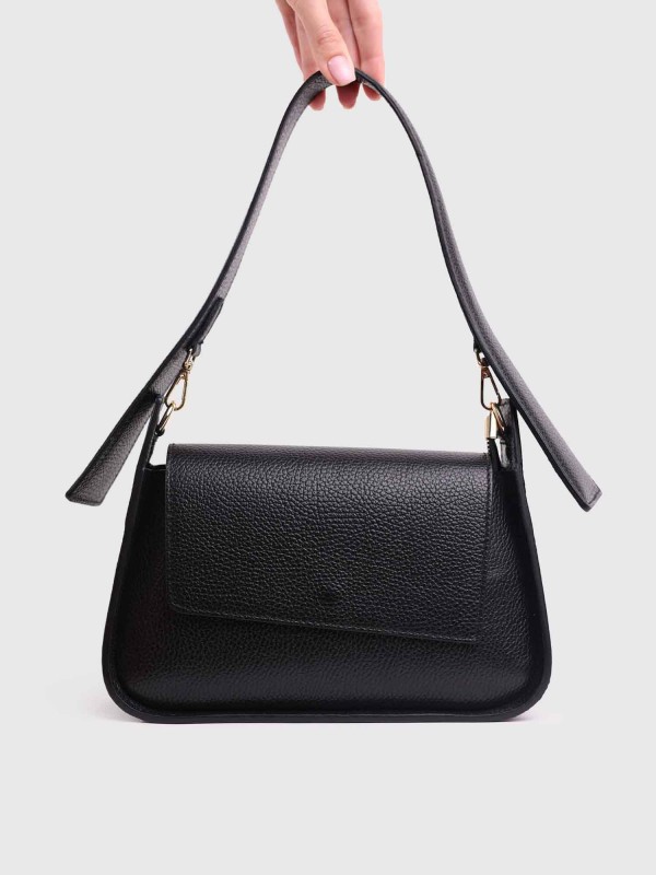 Сумка класична з натуральної шкіри 