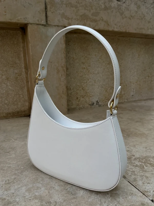 Сумка багет з натуральної шкіри 