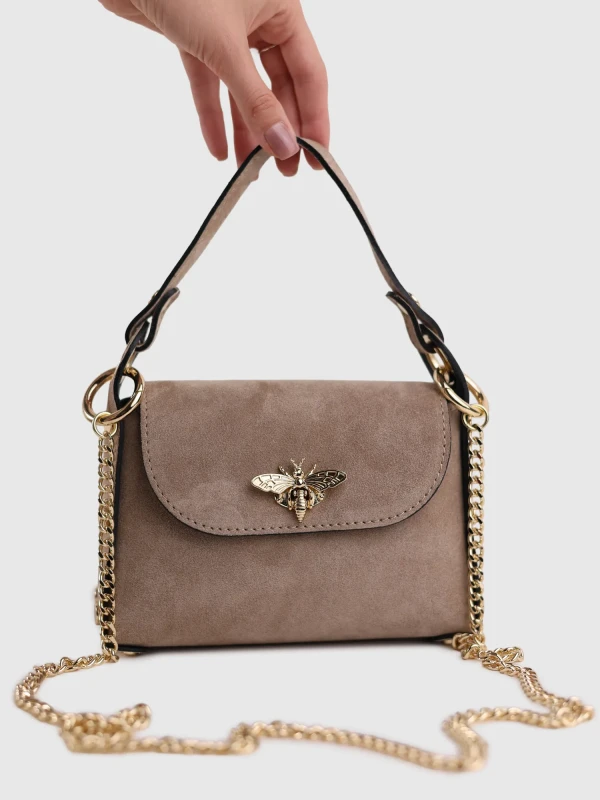 Сумка клатч з натуральної замші