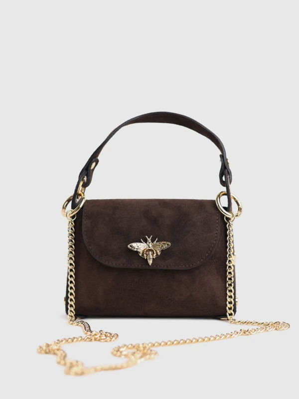 Сумка клатч з натуральної замші