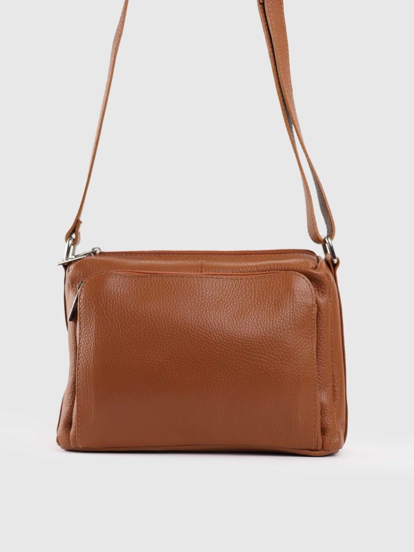 Сумка кросбоді з натуральної шкіри 