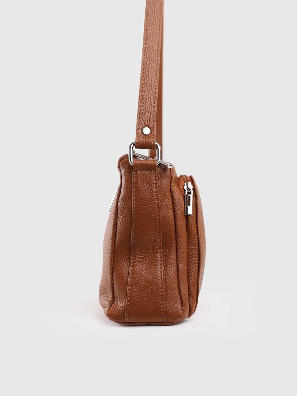 Сумка кросбоді з натуральної шкіри 