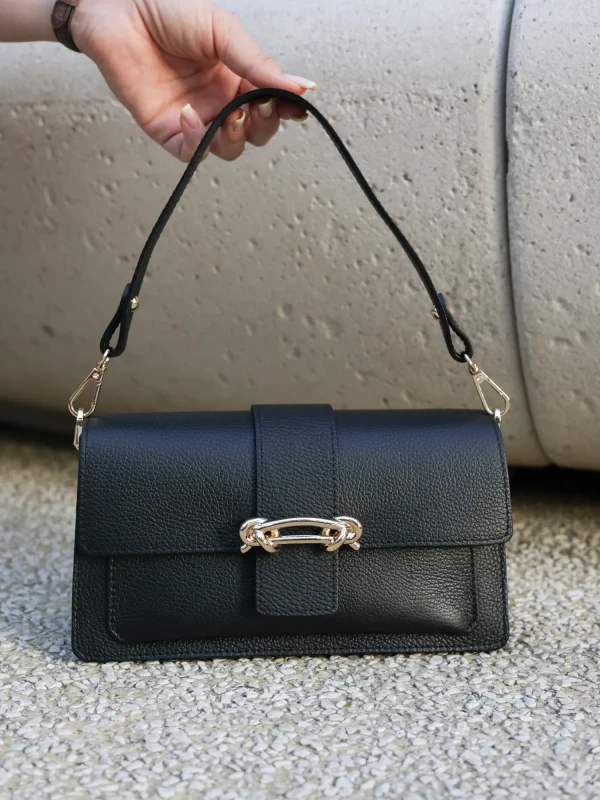 Сумка класична з натуральної шкіри 