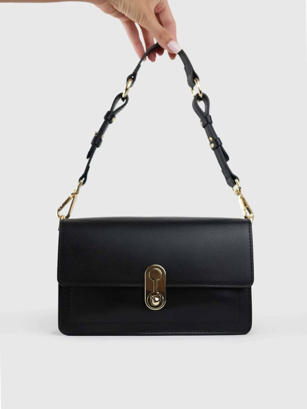 Сумка класична з натуральної шкіри 