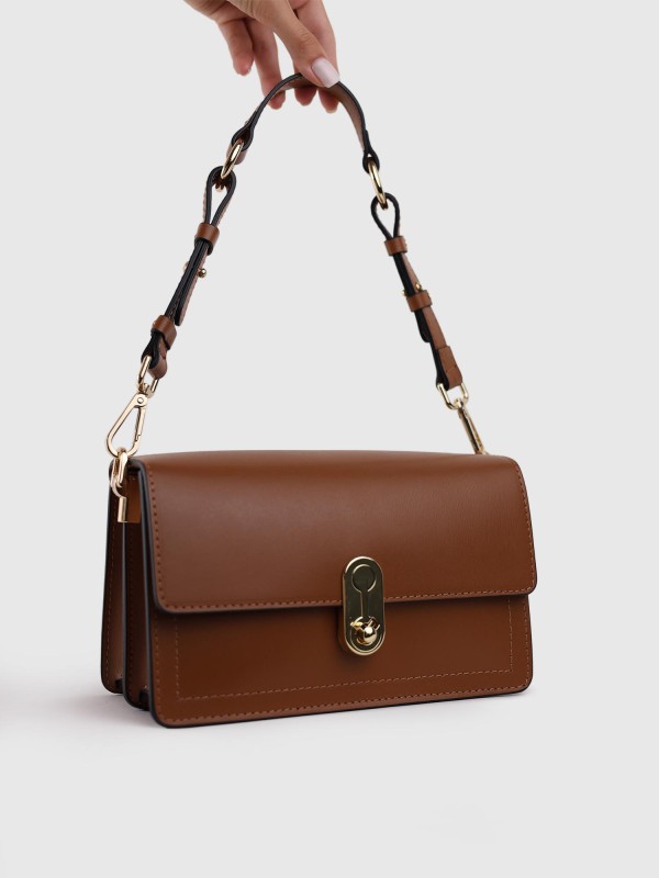 Сумка класична з натуральної шкіри 