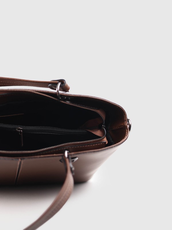 Сумка шопер з натуральної шкіри 