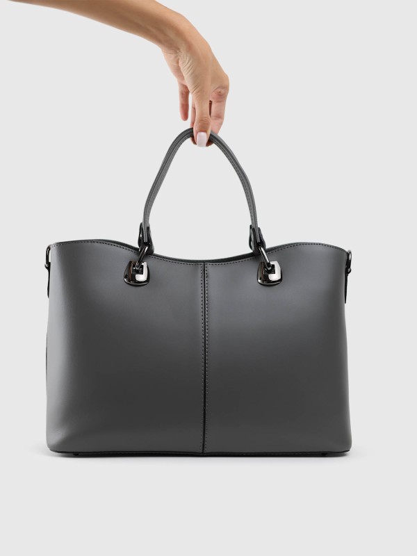 Сумка шопер з натуральної шкіри 