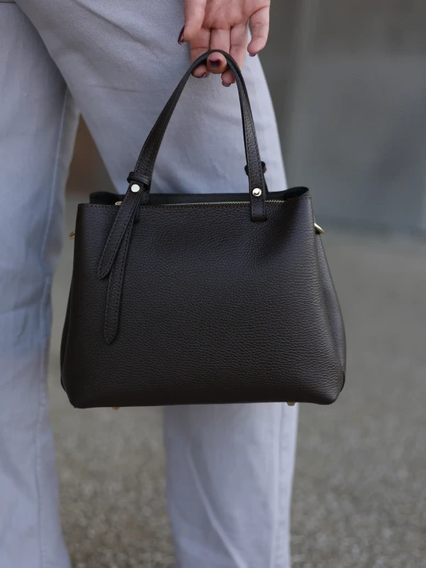 Сумка класична з натуральної шкіри 