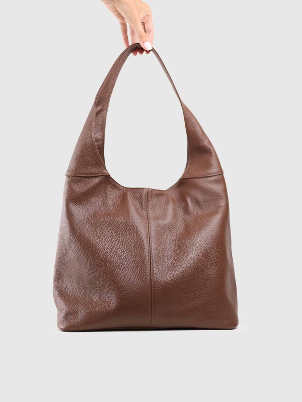 Сумка шопер з натуральної шкіри 