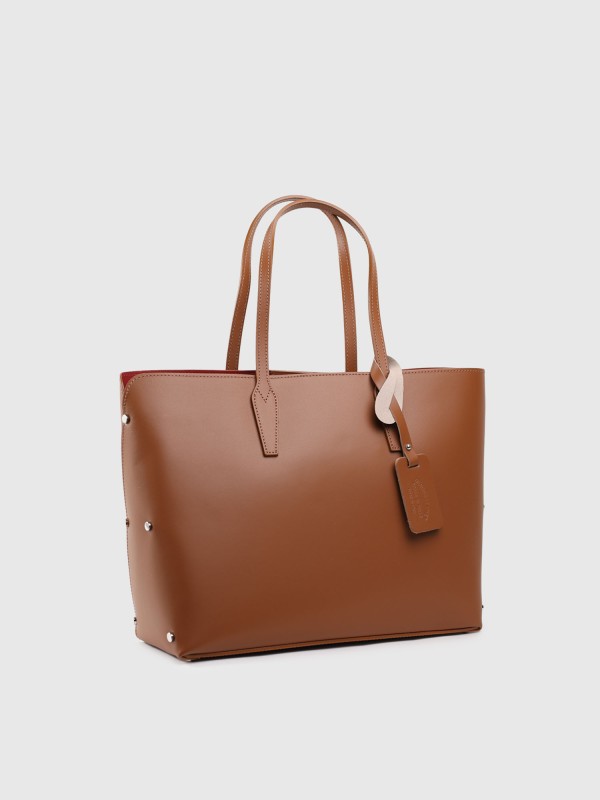 Сумка шопер з натуральної шкіри 