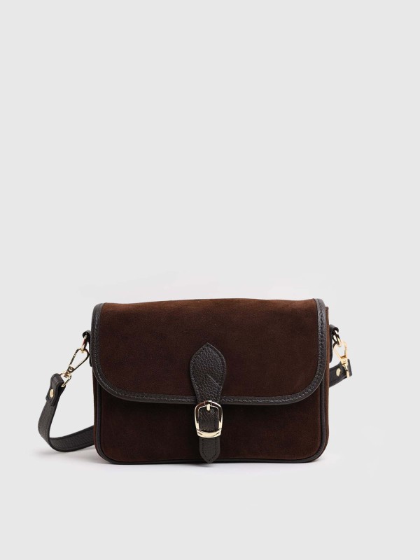 Сумка з натуральної замші