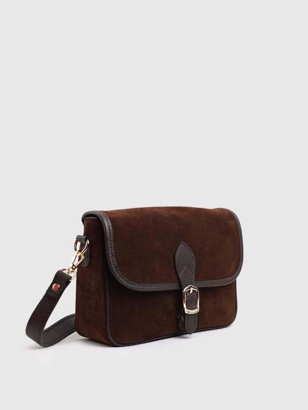 Сумка з натуральної замші