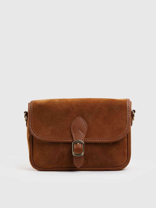 Сумка з натуральної замші