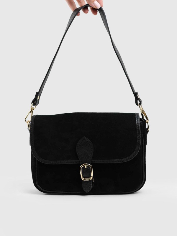 Сумка з натуральної замші