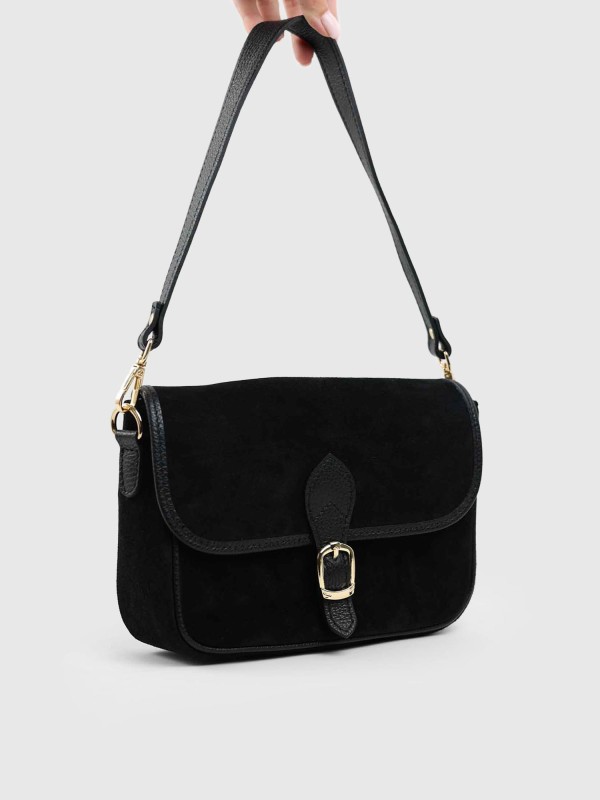 Сумка з натуральної замші