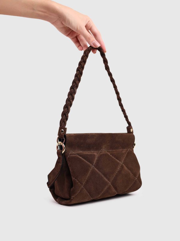 Сумка з натуральної замші