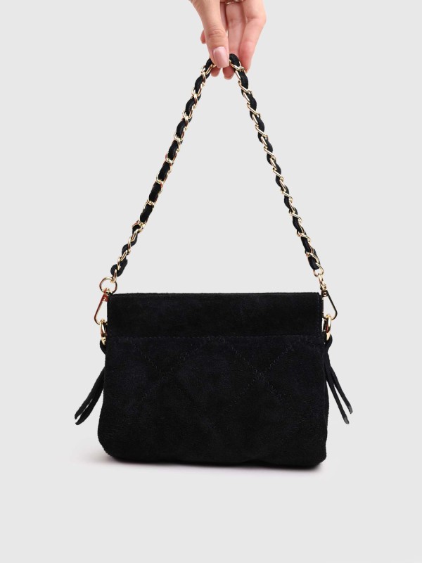 Сумка з натуральної замші