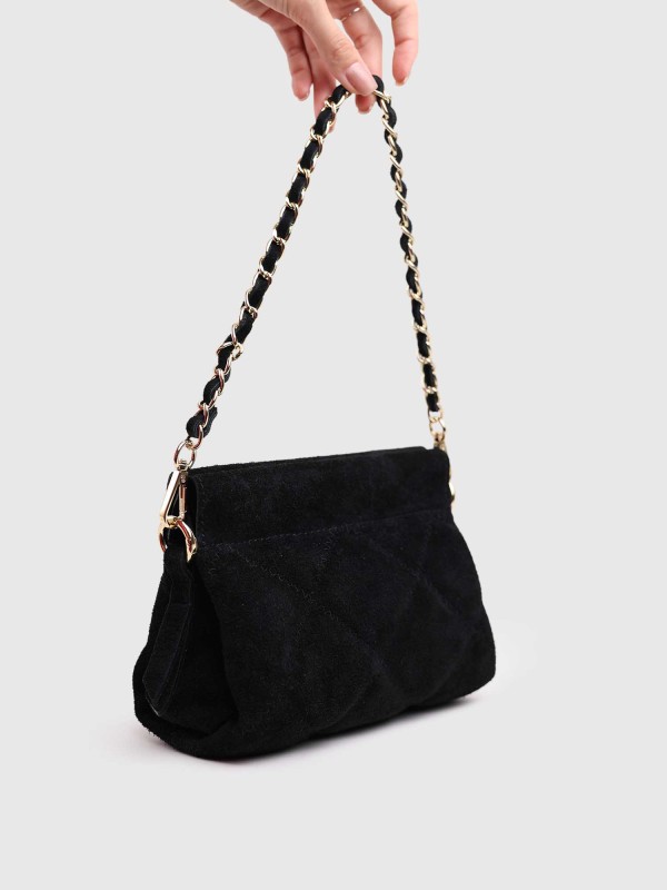 Сумка з натуральної замші