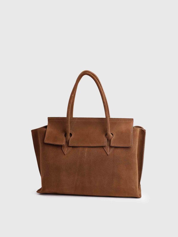 Сумка з натуральної замші