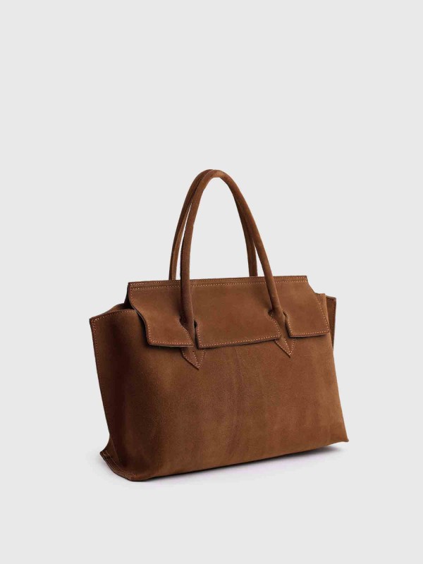 Сумка з натуральної замші