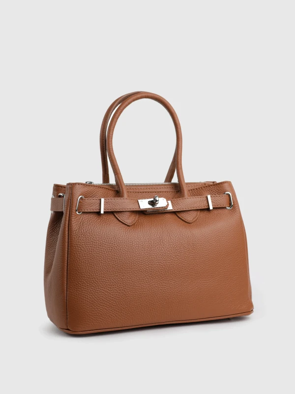 Сумка класична з натуральної шкіри 