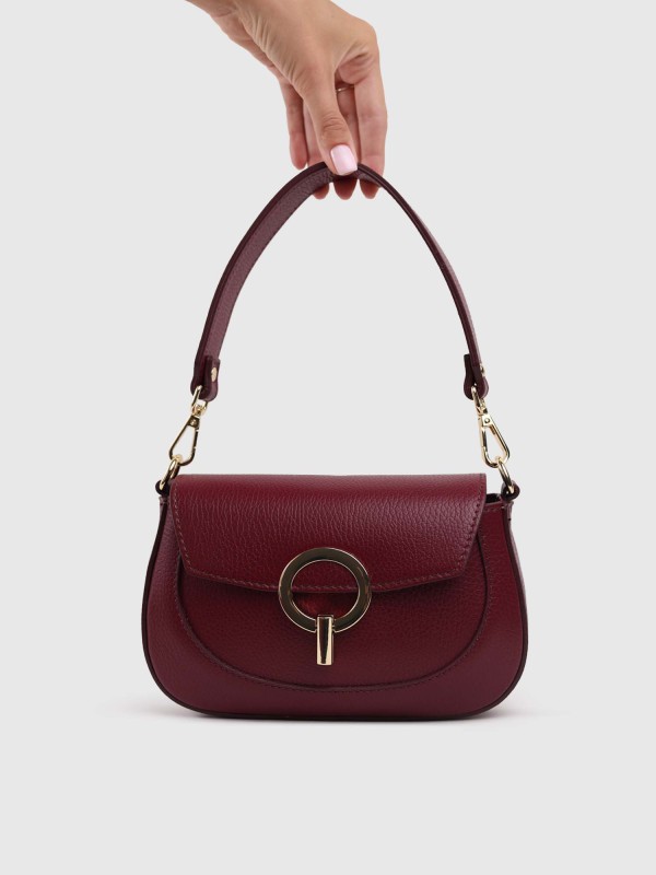 Сумка класична з натуральної шкіри 