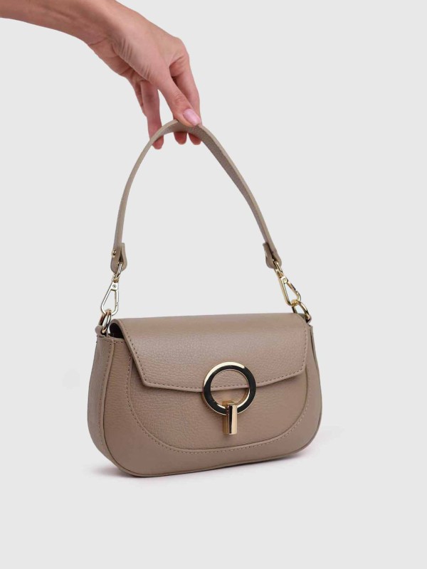 Сумка класична з натуральної шкіри 