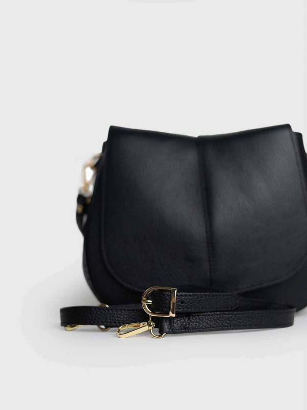 Сумка класична з натуральної шкіри 