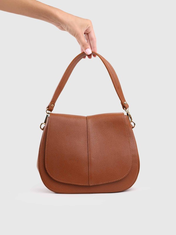 Сумка класична з натуральної шкіри 