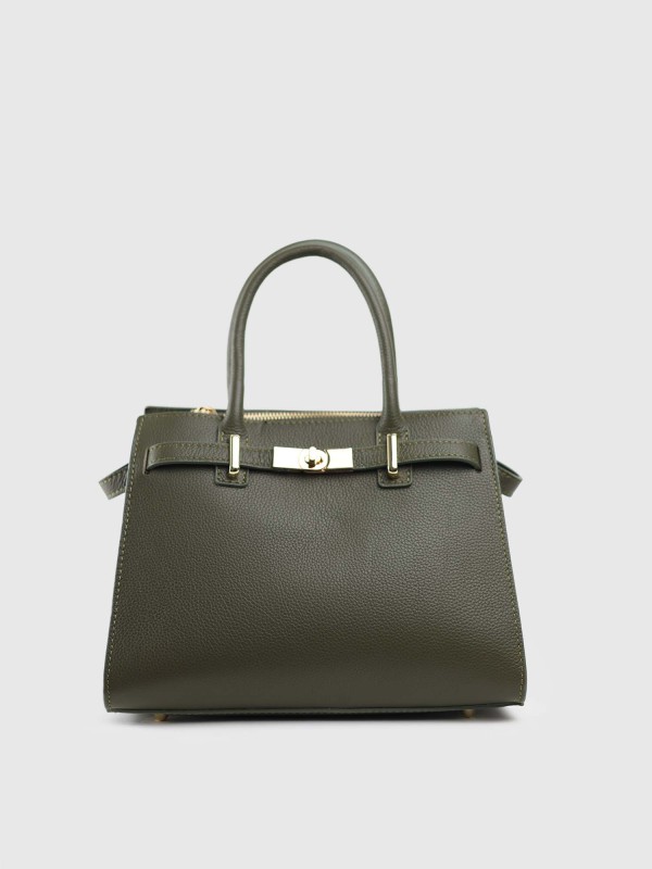 Сумка класична з натуральної шкіри 