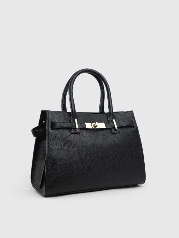 Сумка класична з натуральної шкіри 