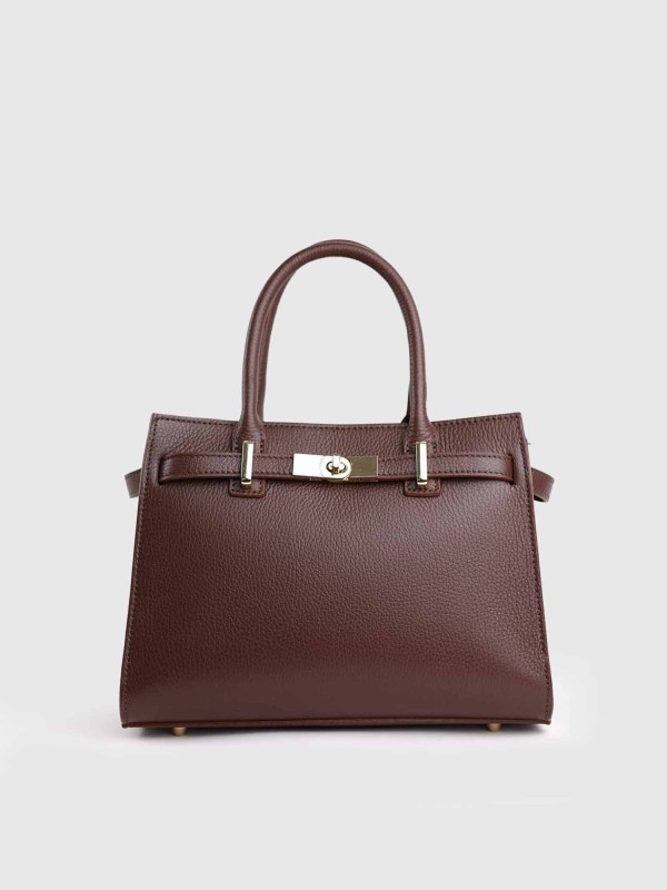 Сумка класична з натуральної шкіри 