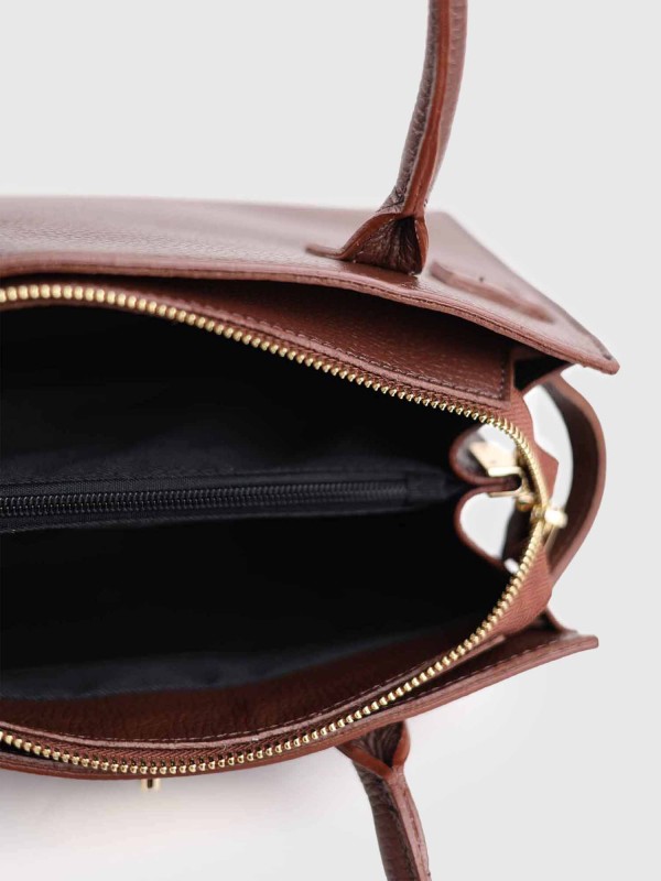 Сумка класична з натуральної шкіри 