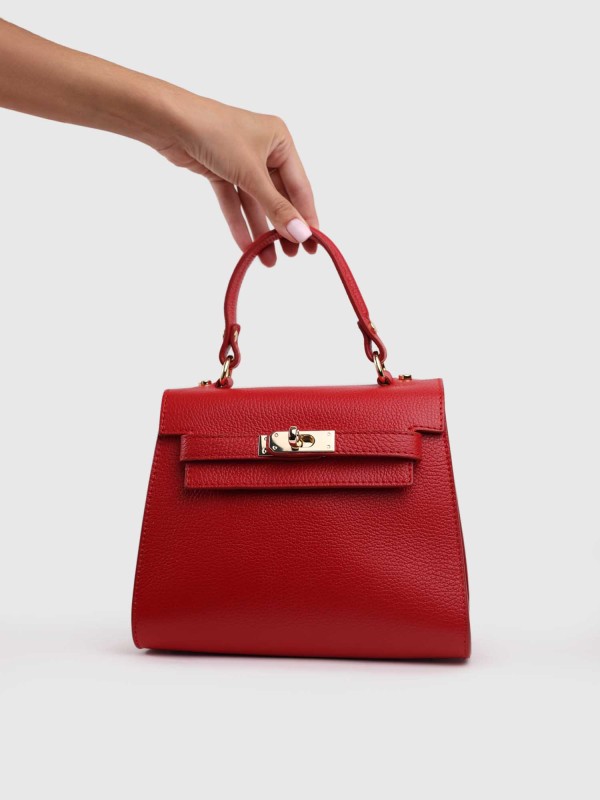 Сумка класична з натуральної шкіри 