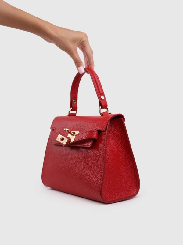 Сумка класична з натуральної шкіри 