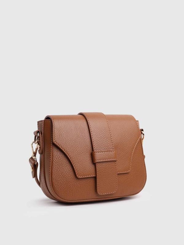 Сумка кросбоді з натуральної шкіри 