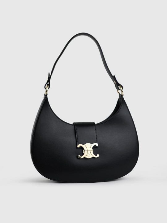 Сумка багет з натуральної шкіри 