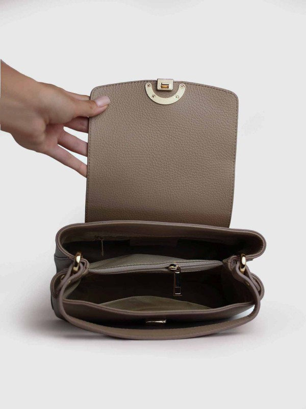 Сумка класична з натуральної шкіри 