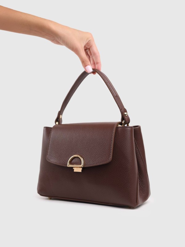 Сумка класична з натуральної шкіри 