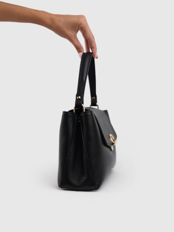 Сумка класична з натуральної шкіри 