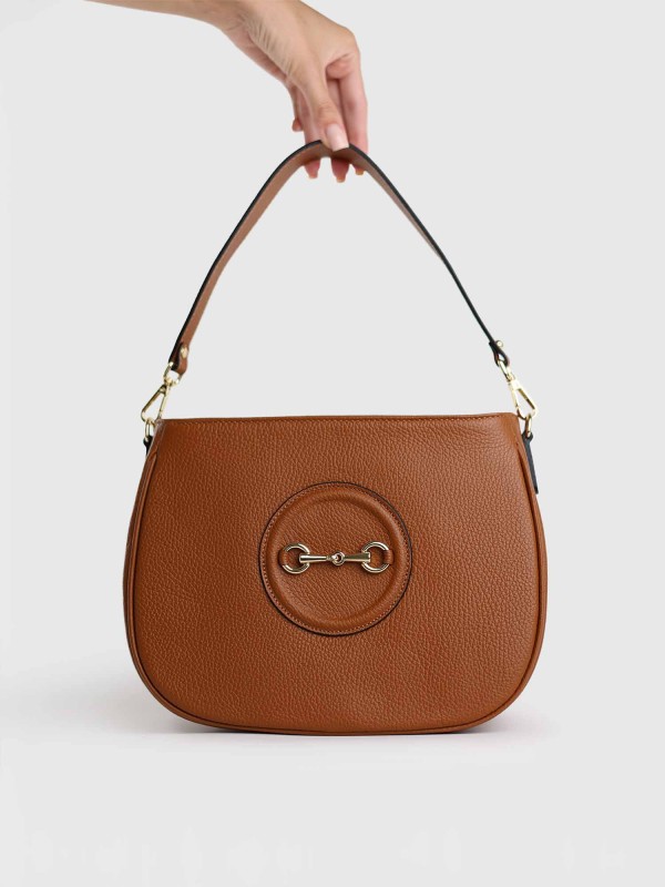 Сумка класична з натуральної шкіри 