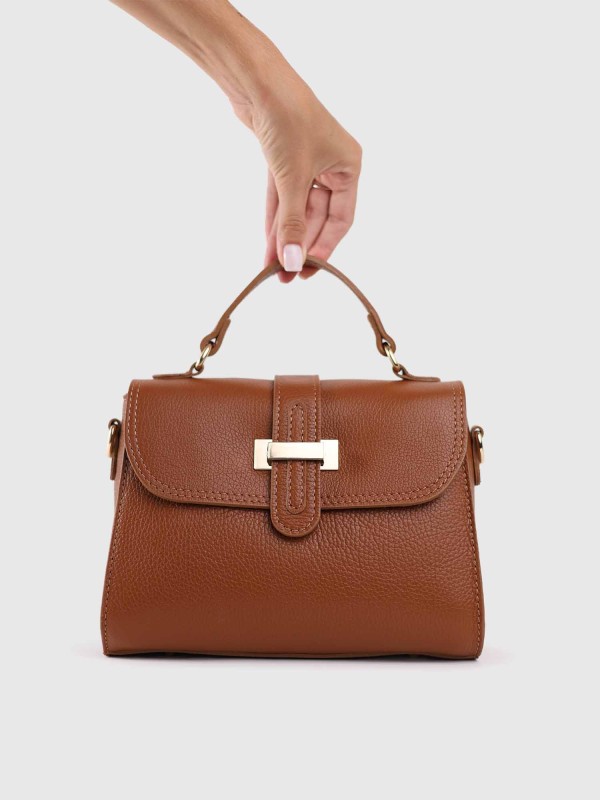 Сумка класична з натуральної шкіри 