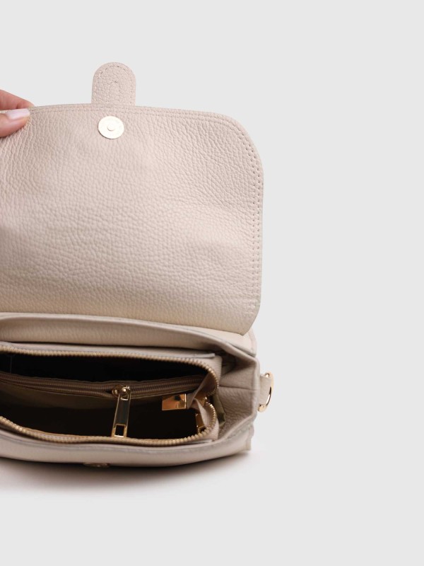 Сумка класична з натуральної шкіри 