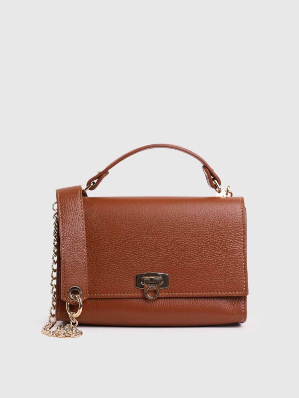 Сумка класична з натуральної шкіри