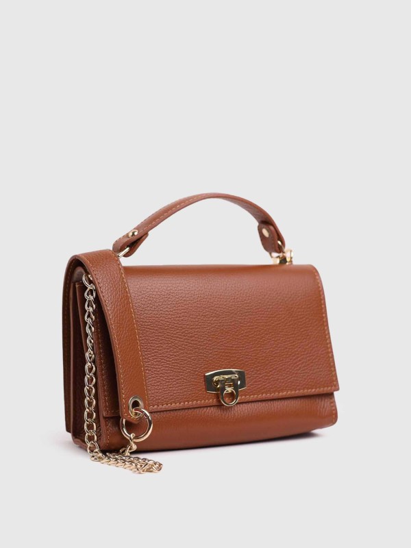 Сумка класична з натуральної шкіри