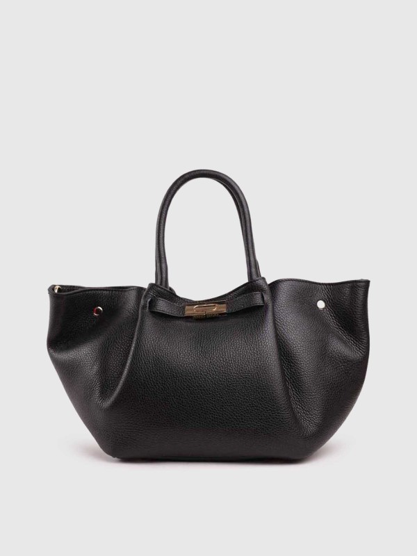 Сумка шопер з натуральної шкіри 